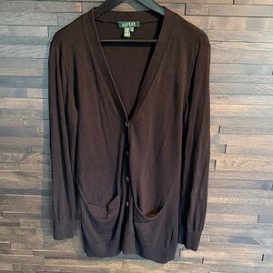 Ralph Lauren woman’s Black Cardigan Sweater